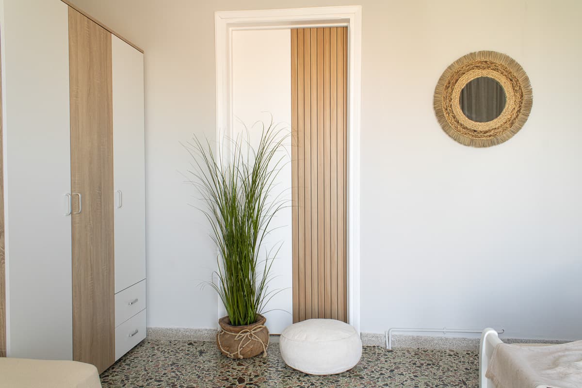Spacious bedroom in holiday apartment near Xanthi Greece