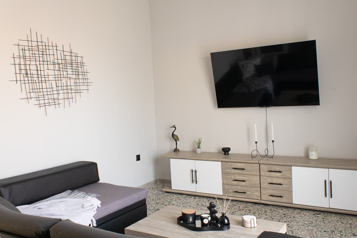 Cozy lounge area in holiday home in Kavala Keramoti area